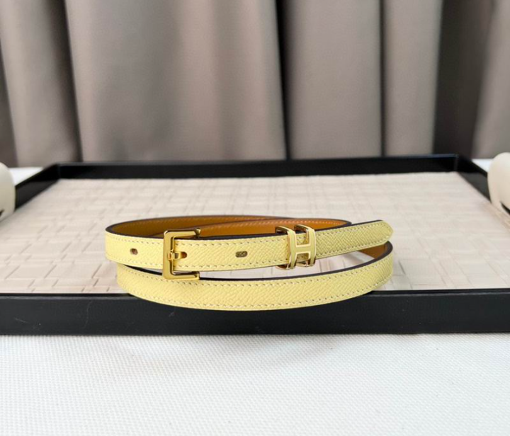 Accessories Belts Hermes Pop H 15 Yellow